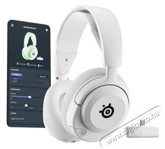 STEELSERIES Arctis Nova 5X White Audio-Video / Hifi / Multim&eacute;dia - F&uuml;l &eacute;s Fejhallgat&oacute;k - Fejhallgat&oacute; - 510284