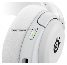 STEELSERIES Arctis Nova 5 Wireless Bluetooth Gaming feh&eacute;r headset Audio-Video / Hifi / Multim&eacute;dia - F&uuml;l &eacute;s Fejhallgat&oacute;k - Fejhallgat&oacute; mikrofonnal / headset - 516108