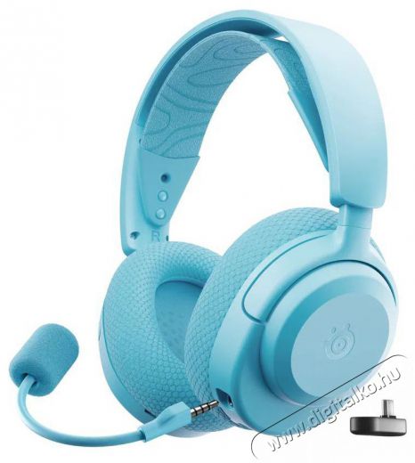 STEELSERIES Arctis Nova 3PW Aqua Audio-Video / Hifi / Multim&eacute;dia - F&uuml;l &eacute;s Fejhallgat&oacute;k - F&uuml;lhallgat&oacute; mikrofonnal / headset - 526236