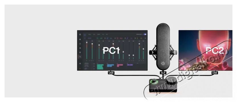 STEELSERIES Alias Pro - EMEA Fot&oacute;-Vide&oacute; kieg&eacute;sz&iacute;tők - Mikrofon - Mikrofon r&aacute;di&oacute;knak - 526239