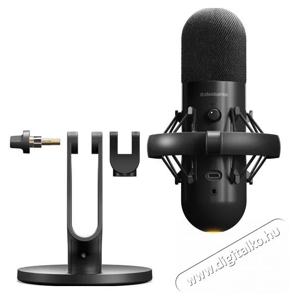 STEELSERIES Alias Fot&oacute;-Vide&oacute; kieg&eacute;sz&iacute;tők - Mikrofon - Mikrofon r&aacute;di&oacute;knak - 526238