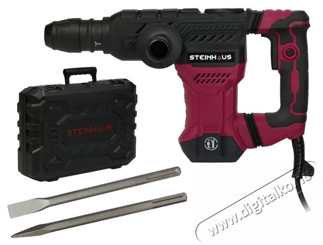 Steinhaus PRO-DH1300 V&eacute;sőkalap&aacute;cs, 1300W, 4100 BPM, 18J, SDS-MAX tokm&aacute;ny, Kitbox, V&eacute;sők H&aacute;ztart&aacute;s / Otthon / K&uuml;lt&eacute;r - Szersz&aacute;m - Egy&eacute;b szersz&aacute;m - 537382