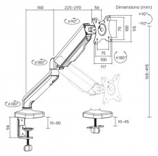 Stell SOS 2111 17-32 egykaros asztali monitor tart&oacute; konzol Fot&oacute;-Vide&oacute; kieg&eacute;sz&iacute;tők - &Aacute;llv&aacute;ny - Asztali &aacute;llv&aacute;ny - 507595
