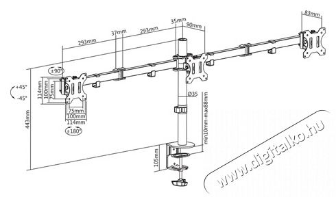 Stell SOS 1130 MONITOR TART&Oacute; Iroda &eacute;s sz&aacute;m&iacute;t&aacute;stechnika - Egy&eacute;b sz&aacute;m&iacute;t&aacute;stechnikai term&eacute;k - 508713