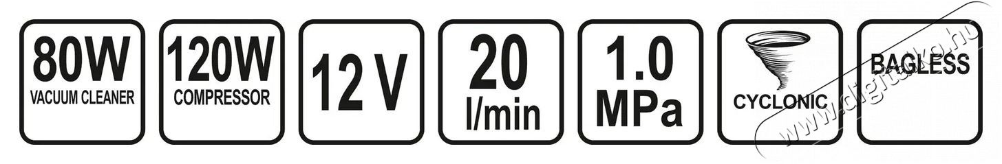 Sthor porsz&iacute;v&oacute; kompresszorral 80W H&aacute;ztart&aacute;s / Otthon / K&uuml;lt&eacute;r - Porsz&iacute;v&oacute; / takar&iacute;t&oacute;g&eacute;p - K&eacute;zi / &aacute;ll&oacute; porsz&iacute;v&oacute; - 519206