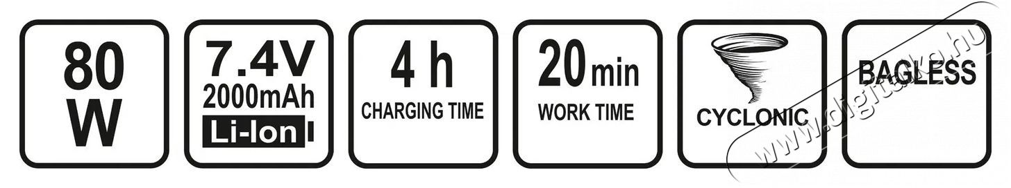 Sthor &uacute;jrat&ouml;lthető porsz&iacute;v&oacute; 80W H&aacute;ztart&aacute;s / Otthon / K&uuml;lt&eacute;r - Porsz&iacute;v&oacute; / takar&iacute;t&oacute;g&eacute;p - K&eacute;zi / &aacute;ll&oacute; porsz&iacute;v&oacute; - 519205