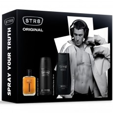 STR8 Eredeti aj&aacute;nd&eacute;kk&eacute;szlet, F&eacute;rfi, Borotv&aacute;lkoz&aacute;s ut&aacute;ni lotion, 50 ml, Testpermet dezodor 150 ml, Tusf&uuml;rdő 250 ml - Sz&eacute;ps&eacute;g&aacute;pol&aacute;s / Eg&eacute;szs&eacute;g - Egy&eacute;b sz&eacute;ps&eacute;g / eg&eacute;szs&eacute;g term&eacute;k - 537394