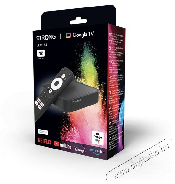Strong LEAP-S3 TV okos&iacute;t&oacute; multim&eacute;dia lej&aacute;tsz&oacute; Audio-Video / Hifi / Multim&eacute;dia - CD / DVD / Blu-Ray / Multim&eacute;dia k&eacute;sz&uuml;l&eacute;k - Multim&eacute;dia lej&aacute;tsz&oacute; - 500445