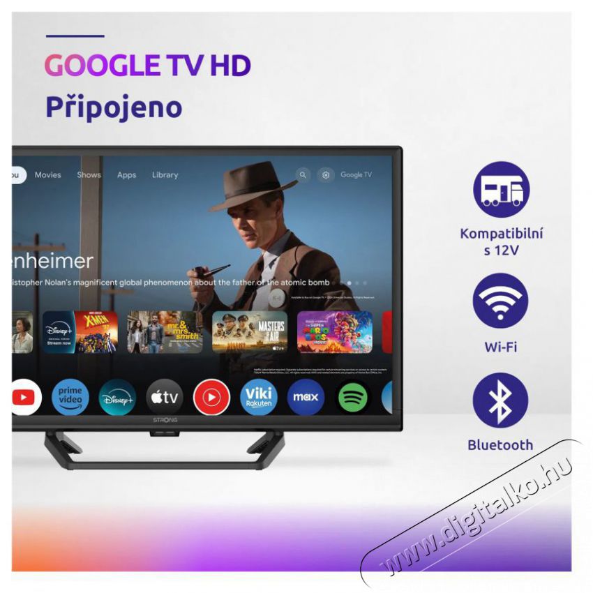 Strong 24  SRT24HG4723C Telev&iacute;zi&oacute;k - LED telev&iacute;zi&oacute; - 720p HD Ready felbont&aacute;s&uacute; - 506075