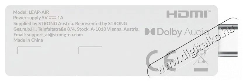 Strong LEAP-AIR Audio-Video / Hifi / Multim&eacute;dia - CD / DVD / Blu-Ray / Multim&eacute;dia k&eacute;sz&uuml;l&eacute;k - Multim&eacute;dia lej&aacute;tsz&oacute; - 526247