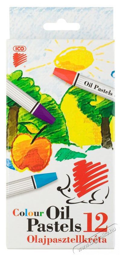 S&uuml;ni ICO S&uuml;ni 12db-os vegyes sz&iacute;nű olajpasztell k&eacute;szlet Iroda &eacute;s sz&aacute;m&iacute;t&aacute;stechnika - Egy&eacute;b sz&aacute;m&iacute;t&aacute;stechnikai term&eacute;k - 434472