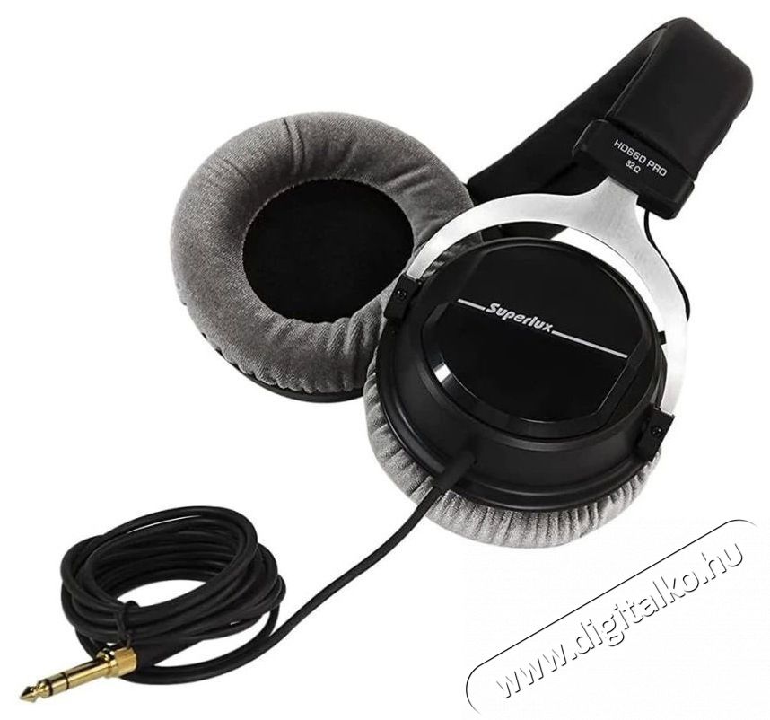 SUPERLUX HD660 PRO 150 Ohm Fejhallgat&oacute; Audio-Video / Hifi / Multim&eacute;dia - F&uuml;l &eacute;s Fejhallgat&oacute;k - Fejhallgat&oacute; - 530138