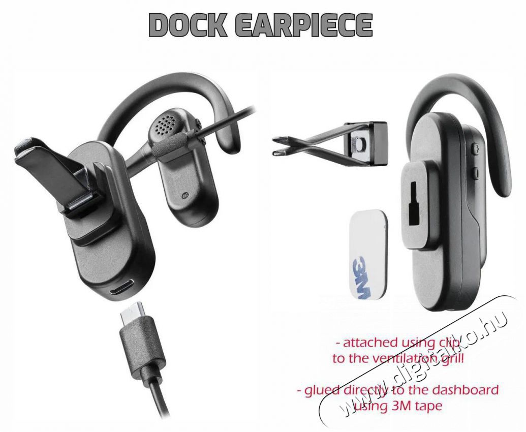 Swissten Dock Earpiece Bluetooth Headset Audio-Video / Hifi / Multim&eacute;dia - F&uuml;l &eacute;s Fejhallgat&oacute;k - F&uuml;lhallgat&oacute; - 510300