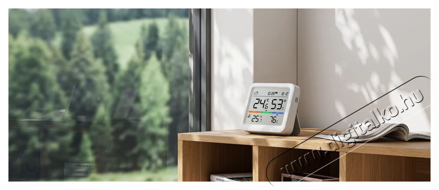 SwitchBot Meter Pro H&aacute;ztart&aacute;s / Otthon / K&uuml;lt&eacute;r - Okos otthon - Termoszt&aacute;t - 519789