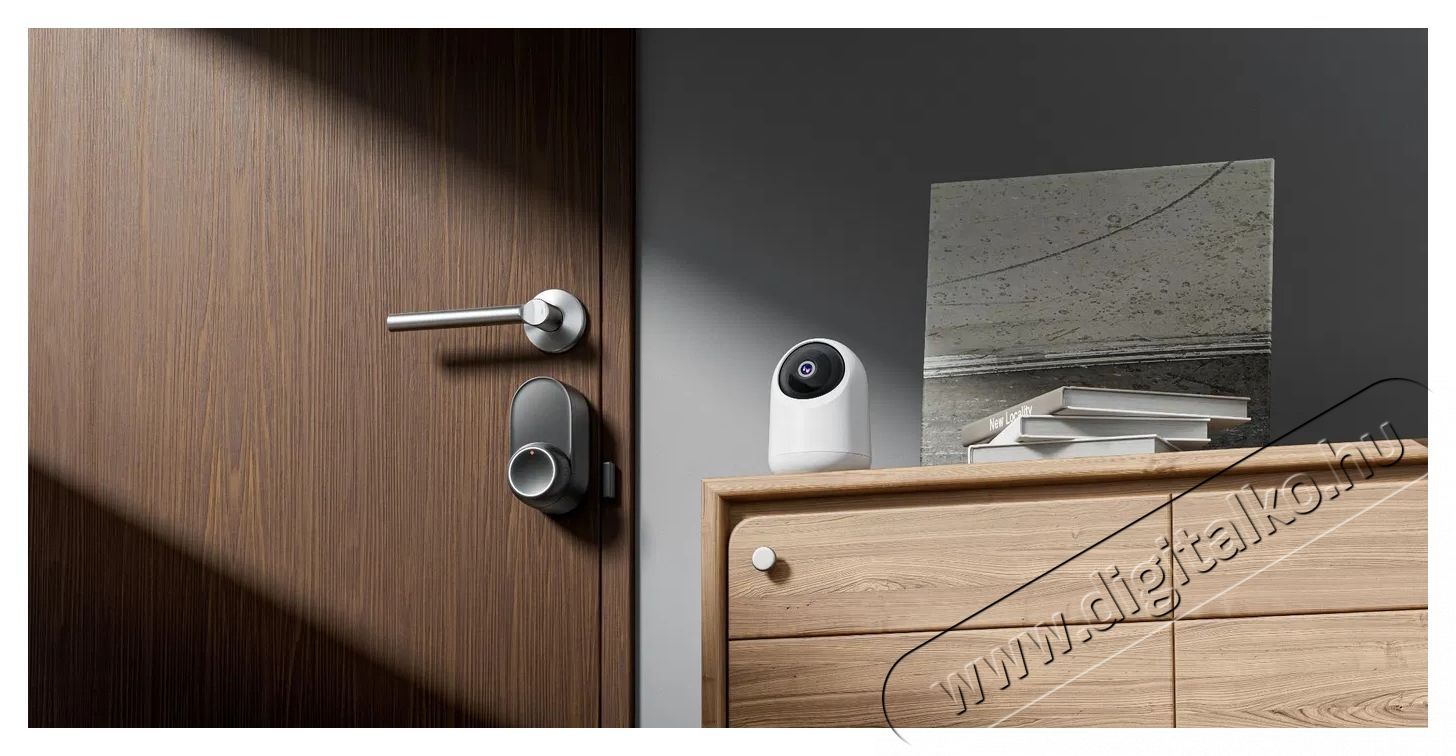 SwitchBot Lock Ultra Silver H&aacute;ztart&aacute;s / Otthon / K&uuml;lt&eacute;r - Okos otthon - Kieg&eacute;sz&iacute;tő - 520844