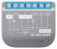 SwitchBot Relay Switch 2PM H&aacute;ztart&aacute;s / Otthon / K&uuml;lt&eacute;r - Okos otthon - Kieg&eacute;sz&iacute;tő - 520847