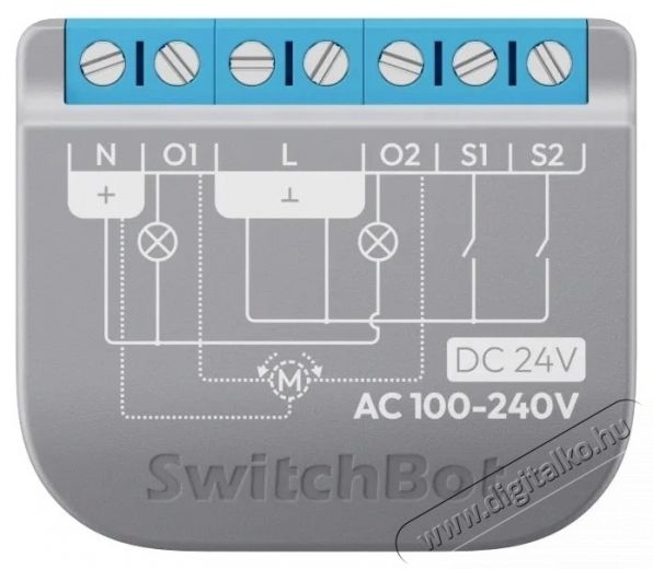 SwitchBot Relay Switch 2PM H&aacute;ztart&aacute;s / Otthon / K&uuml;lt&eacute;r - Okos otthon - Kieg&eacute;sz&iacute;tő - 520847