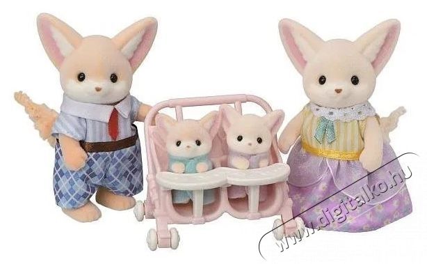 Sylvanian Families Fenek csal&aacute;d ikrekkel H&aacute;ztart&aacute;s / Otthon / K&uuml;lt&eacute;r - J&aacute;t&eacute;k / Sport - J&aacute;t&eacute;kfigura - 532293