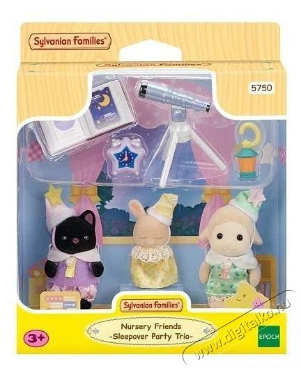 Sylvanian Families Party Baby Tri&oacute; pizsam&aacute;k H&aacute;ztart&aacute;s / Otthon / K&uuml;lt&eacute;r - J&aacute;t&eacute;k / Sport - J&aacute;t&eacute;kfigura - 532296