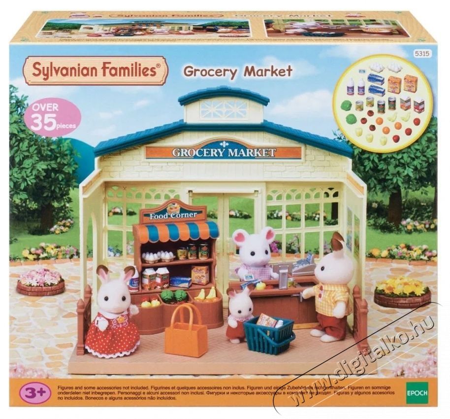 Sylvanian Families &Eacute;lelmiszerbolt H&aacute;ztart&aacute;s / Otthon / K&uuml;lt&eacute;r - J&aacute;t&eacute;k / Sport - J&aacute;t&eacute;kfigura - 532273