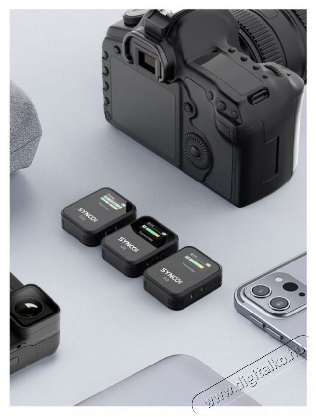 SYNCO WAir G2 (A2) Fot&oacute;-Vide&oacute; kieg&eacute;sz&iacute;tők - Mikrofon - Cs&iacute;ptetős, fej &eacute;s kitűző mikrofon - 526266