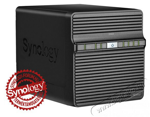 Synology DiskStation DS423 (2GB) 4x SSD/HDD NAS Iroda &eacute;s sz&aacute;m&iacute;t&aacute;stechnika - Adatt&aacute;rol&oacute; / merevlemez - K&uuml;lső HDD - 500587