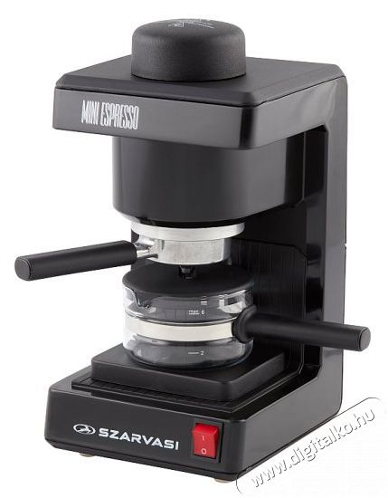 Szarvasi SZV-612/3 k&aacute;v&eacute;főző fekete Konyhai term&eacute;kek - K&aacute;v&eacute;főző / k&aacute;v&eacute;&ouml;rlő / kieg&eacute;sz&iacute;tő - Pressz&oacute; k&aacute;v&eacute;főző - 498152