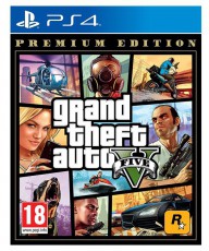 TAKE TWO Grand Theft Auto V Premium Edition PS4 Játékszoftver Iroda és számítástechnika - Játék konzol - Playstation 4 (PS4) játék - 393893