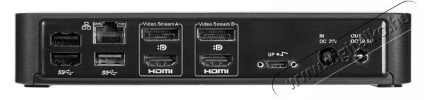 Targus Univerz&aacute;lis USB-C&reg; DV4K dokkol&oacute;&aacute;llom&aacute;s (100W, 4K, 2 HDMI, 2 DisplayPort, 4x USB-A, 1x USB-C, Ethernet, audio) Iroda &eacute;s sz&aacute;m&iacute;t&aacute;stechnika - Egy&eacute;b sz&aacute;m&iacute;t&aacute;stechnikai term&eacute;k - 508647
