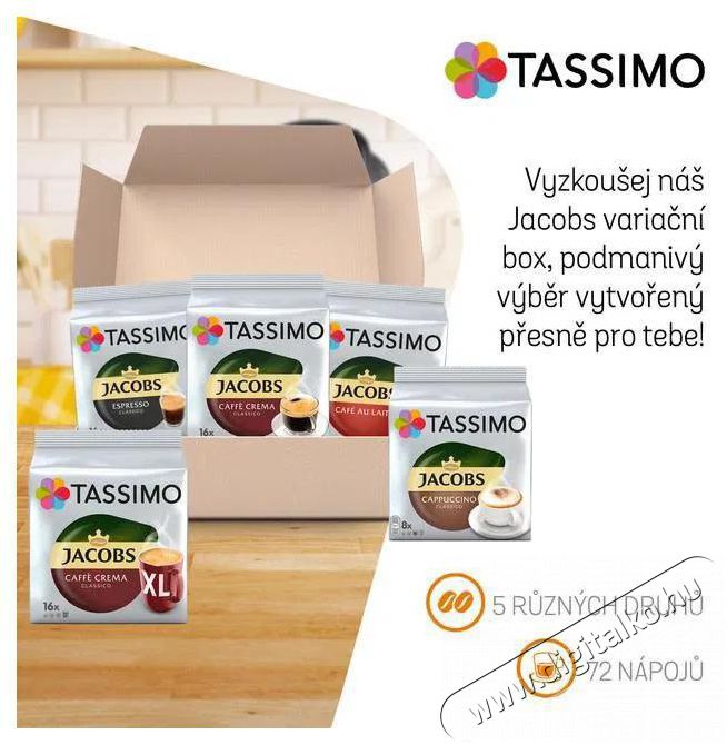 TASSIMO Jacobs mixpack Konyhai term&eacute;kek - K&aacute;v&eacute;főző / k&aacute;v&eacute;&ouml;rlő / kieg&eacute;sz&iacute;tő - K&aacute;v&eacute; kapszula / pod / szemes / őr&ouml;lt k&aacute;v&eacute; - 503802