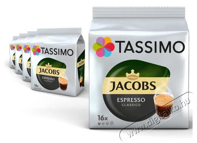 TASSIMO KARTON Jacobs Espresso Konyhai term&eacute;kek - K&aacute;v&eacute;főző / k&aacute;v&eacute;&ouml;rlő / kieg&eacute;sz&iacute;tő - K&aacute;v&eacute; kapszula / pod / szemes / őr&ouml;lt k&aacute;v&eacute; - 503783