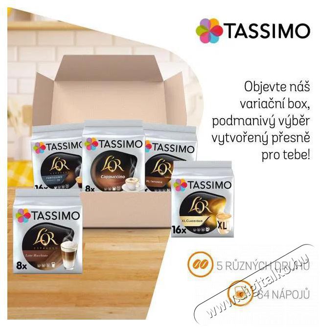 TASSIMO LOR VARIATION BOX Konyhai term&eacute;kek - K&aacute;v&eacute;főző / k&aacute;v&eacute;&ouml;rlő / kieg&eacute;sz&iacute;tő - K&aacute;v&eacute; kapszula / pod / szemes / őr&ouml;lt k&aacute;v&eacute; - 503801