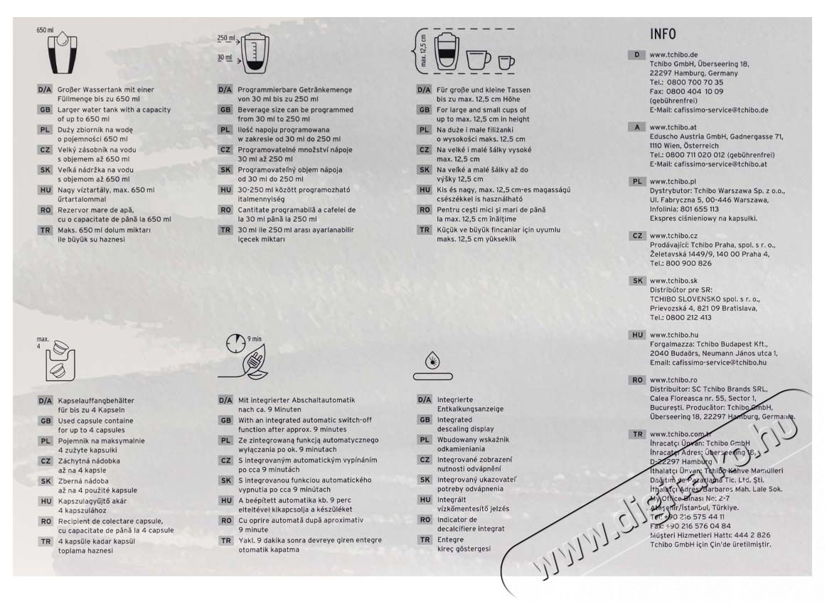 Tchibo Cafissimo Easy kapszul&aacute;s k&aacute;v&eacute;főző - feh&eacute;r Konyhai term&eacute;kek - K&aacute;v&eacute;főző / k&aacute;v&eacute;&ouml;rlő / kieg&eacute;sz&iacute;tő - Kapszul&aacute;s / podos k&aacute;v&eacute;főző - 353441