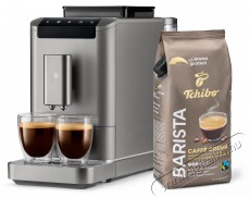 Tchibo Esperto Caffe2 automata k&aacute;v&eacute;főző, keskeny, tit&aacute;n sz&uuml;rke Konyhai term&eacute;kek - K&aacute;v&eacute;főző / k&aacute;v&eacute;&ouml;rlő / kieg&eacute;sz&iacute;tő - Automata k&aacute;v&eacute;főző - 500916
