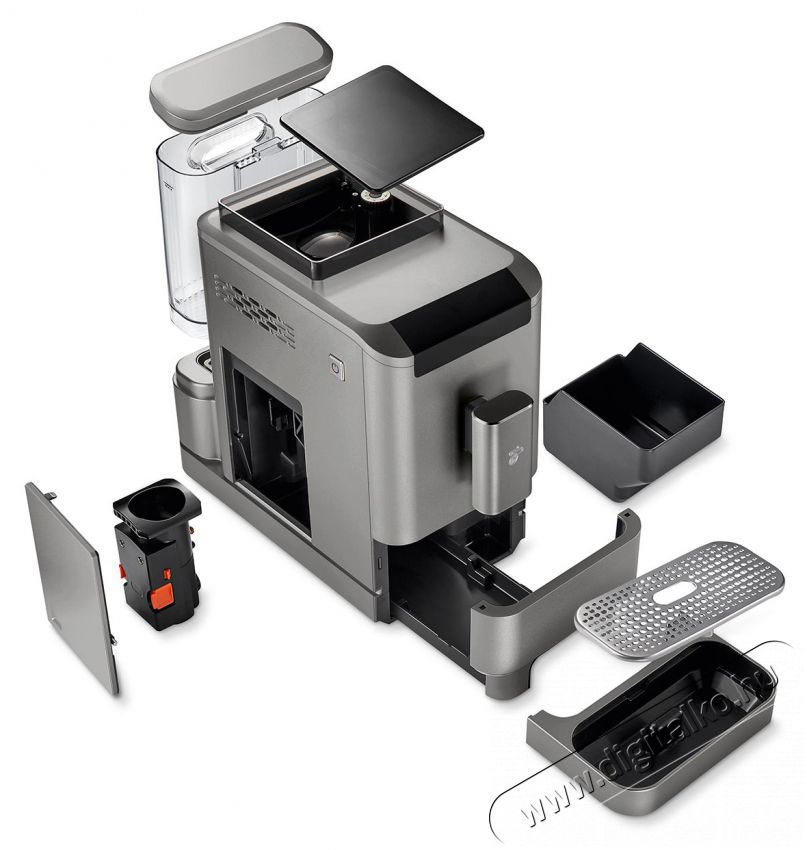 Tchibo Esperto Caffe2 automata k&aacute;v&eacute;főző, keskeny, tit&aacute;n sz&uuml;rke Konyhai term&eacute;kek - K&aacute;v&eacute;főző / k&aacute;v&eacute;&ouml;rlő / kieg&eacute;sz&iacute;tő - Automata k&aacute;v&eacute;főző - 500916