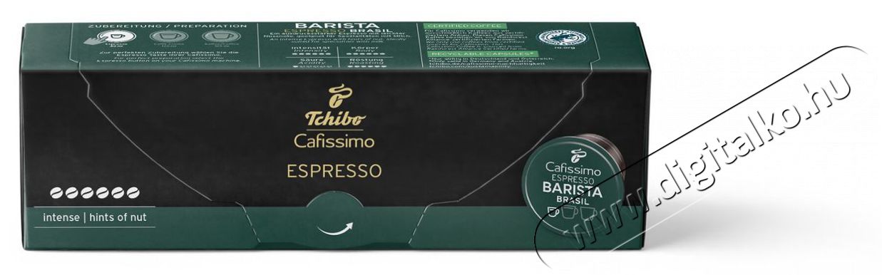 Tchibo Cafissimo Espresso Brasil kapszula Konyhai term&eacute;kek - K&aacute;v&eacute;főző / k&aacute;v&eacute;&ouml;rlő / kieg&eacute;sz&iacute;tő - K&aacute;v&eacute; kapszula / pod / szemes / őr&ouml;lt k&aacute;v&eacute; - 513303