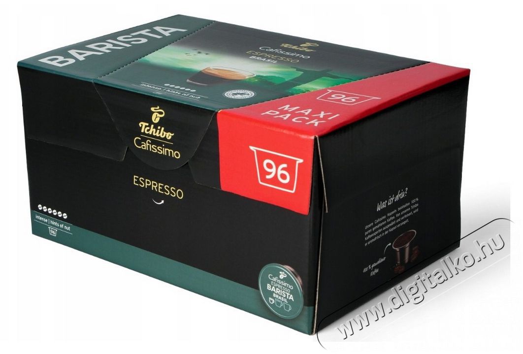 Tchibo Cafissimo ES Brasil kapsz. 96db Konyhai term&eacute;kek - K&aacute;v&eacute;főző / k&aacute;v&eacute;&ouml;rlő / kieg&eacute;sz&iacute;tő - K&aacute;v&eacute; kapszula / pod / szemes / őr&ouml;lt k&aacute;v&eacute; - 529158