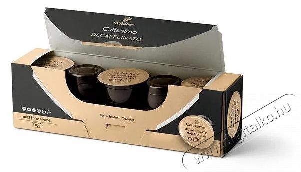 Tchibo Cafissimo Decaffeinato 10 db kapszula Konyhai term&eacute;kek - K&aacute;v&eacute;főző / k&aacute;v&eacute;&ouml;rlő / kieg&eacute;sz&iacute;tő - K&aacute;v&eacute; kapszula / pod / szemes / őr&ouml;lt k&aacute;v&eacute; - 530969