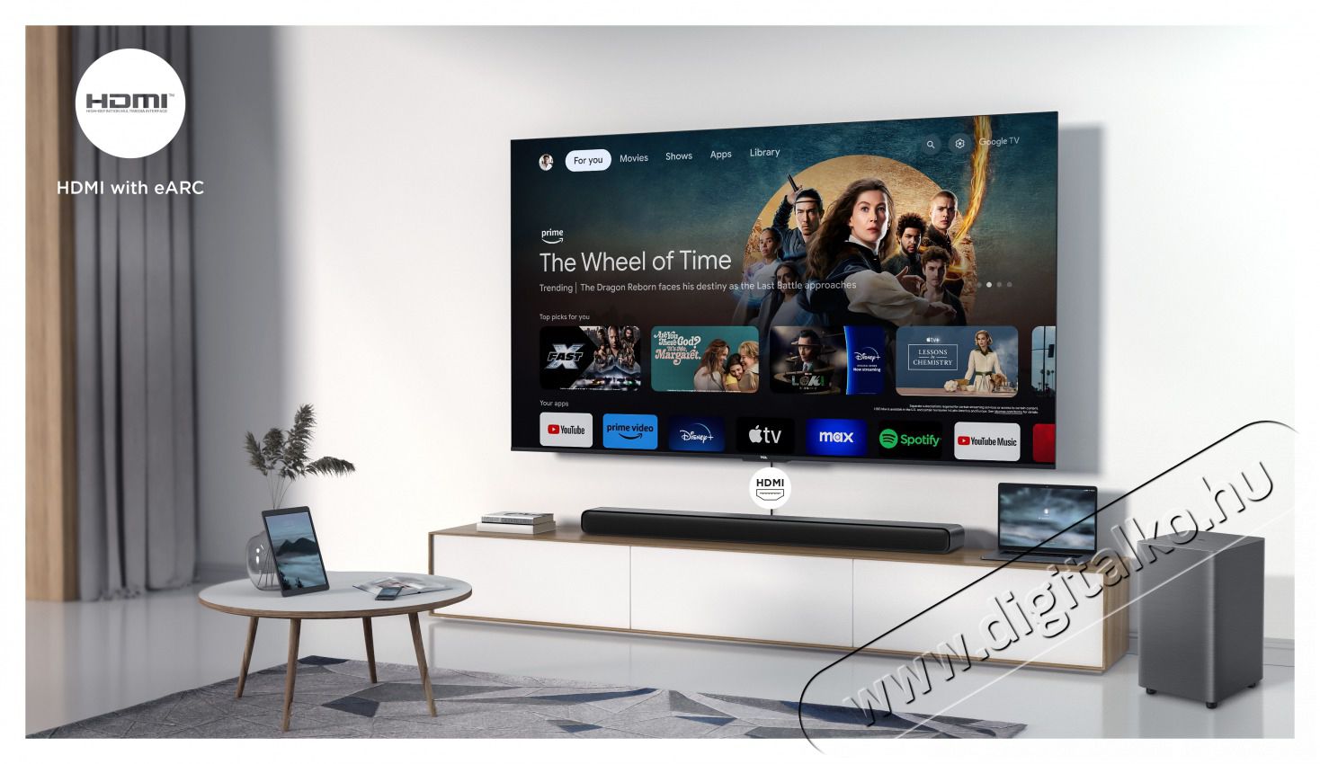 TCL S55H Soundbar Audio-Video / Hifi / Multim&eacute;dia - Hangprojektor / soundbar - M&eacute;lyl&aacute;d&aacute;val - 500863