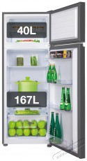 TCL RF207TSE1 Konyhai term&eacute;kek - Hűtő, fagyaszt&oacute; (szabadon&aacute;ll&oacute;) - Fel&uuml;lfagyaszt&oacute;s kombin&aacute;lt hűtő - 504584
