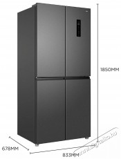 TCL RP470CSE1 Side by side hűtőszekr&eacute;ny Konyhai term&eacute;kek - Hűtő, fagyaszt&oacute; (szabadon&aacute;ll&oacute;) - Amerikai t&iacute;pus&uacute; Side By Side hűtő - 505153