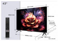 TCL 43  43V6C Telev&iacute;zi&oacute;k - LED telev&iacute;zi&oacute; - UHD 4K felbont&aacute;s&uacute; - 506108