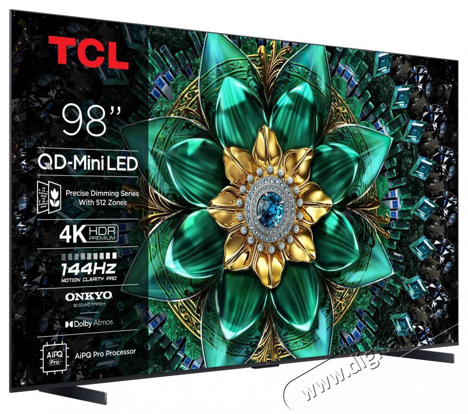 TCL 98  98Q6C Telev&iacute;zi&oacute;k - LED telev&iacute;zi&oacute; - UHD 4K felbont&aacute;s&uacute; - 506107