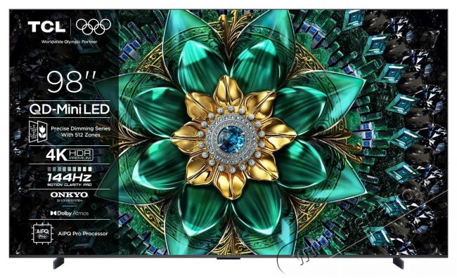 TCL 98  98Q6C Telev&iacute;zi&oacute;k - LED telev&iacute;zi&oacute; - UHD 4K felbont&aacute;s&uacute; - 506107