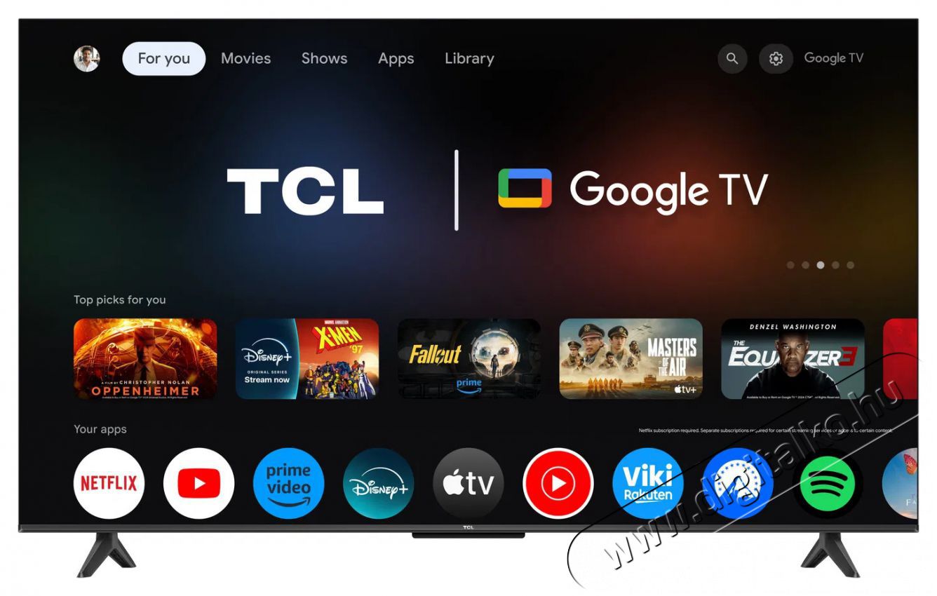 TCL 50P6K (2025-&ouml;s Modell) Google Smart telev&iacute;zi&oacute; Telev&iacute;zi&oacute;k - LED telev&iacute;zi&oacute; - UHD 4K felbont&aacute;s&uacute; - 506093