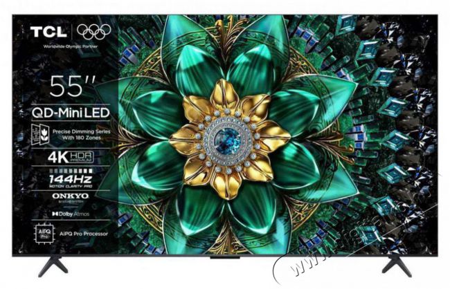 TCL 55  55Q6Cv Telev&iacute;zi&oacute;k - LED telev&iacute;zi&oacute; - UHD 4K felbont&aacute;s&uacute; - 506088