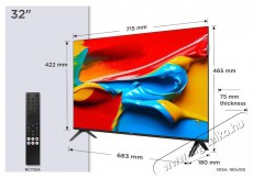 TCL 32V4C Telev&iacute;zi&oacute;k - OLED telev&iacute;zi&oacute; - 1080p Full HD felbont&aacute;s&uacute; - 512459