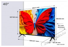 TCL 40S5K Full HD Android Smart QLED telev&iacute;zi&oacute; Telev&iacute;zi&oacute;k - LED telev&iacute;zi&oacute; - 1080p Full HD felbont&aacute;s&uacute; - 512436