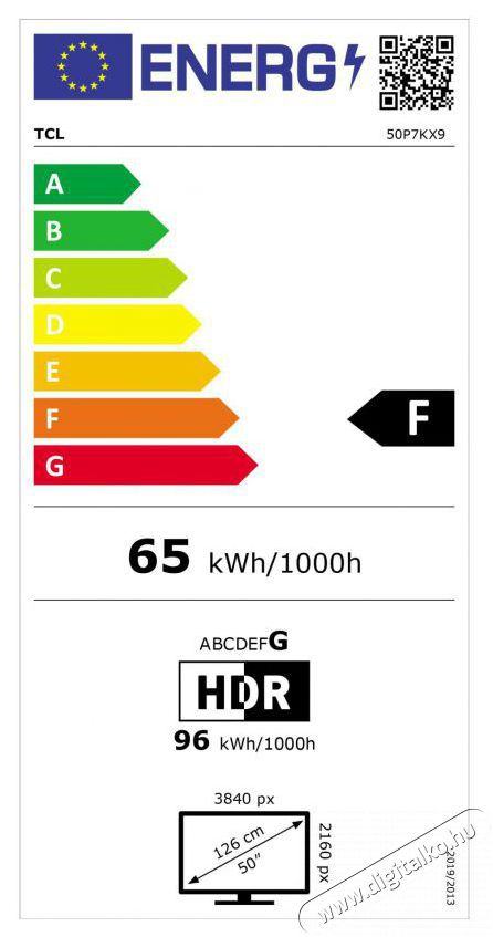 TCL 50P7K (2025-&ouml;s Modell) QLED telev&iacute;zi&oacute;, 126 cm, Smart Google TV, 4K Ultra HD Telev&iacute;zi&oacute;k - LED telev&iacute;zi&oacute; - UHD 4K felbont&aacute;s&uacute; - 512455