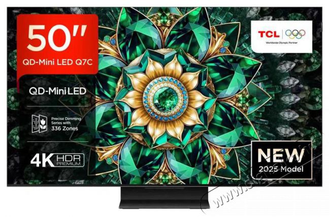TCL 50Q7C Telev&iacute;zi&oacute;k - LED telev&iacute;zi&oacute; - UHD 4K felbont&aacute;s&uacute; - 512463